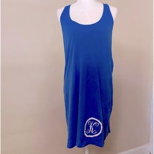 Monogrammed K Swimsuit Coverup Size L
